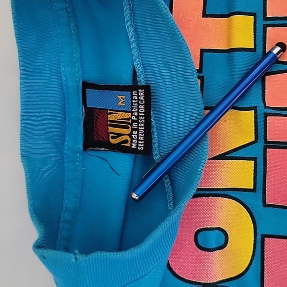 Sunsport T-shirt blue, with a unique graphic size medium - Picture 3 of 5